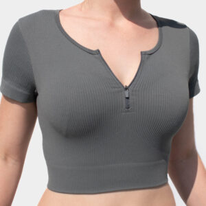 Kurzarm Shirt Grey